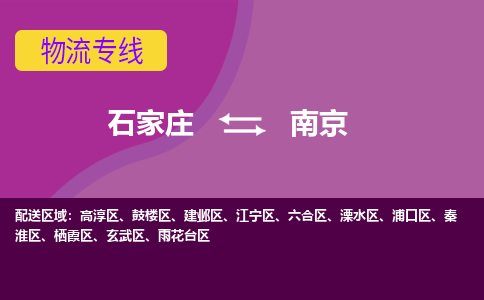 石家庄到南京物流专线-石家庄到南京货运-敬请致电