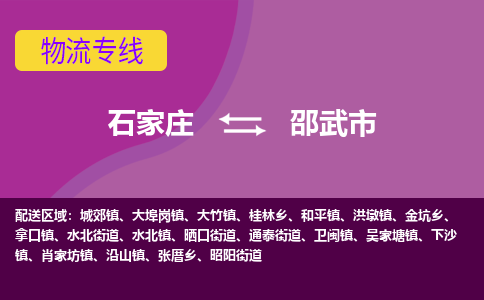 石家庄到邵武市物流专线-石家庄到邵武市货运-